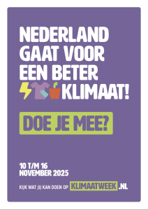 Nederland en de gemeente Lansingerland gaan er voor, een beter klimaat.